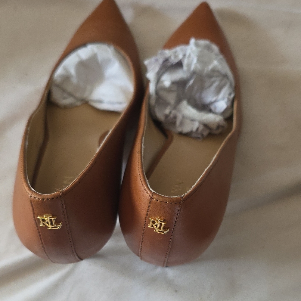 Ralph Lauren Women's Brown Leather Loafers